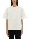 Jil Sander White Short-sleeved T-shirt With Logo  In White