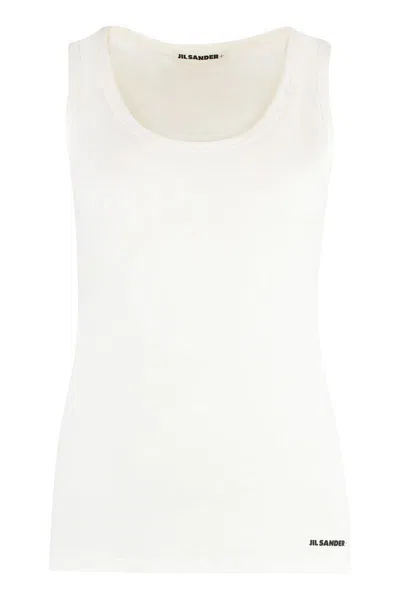 Jil Sander T-shirt With Logo In White