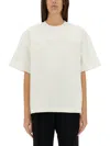 Jil Sander White Short-sleeved T-shirt With Logo  In White