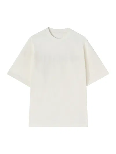 Jil Sander T-shirt With Print In Nude & Neutrals