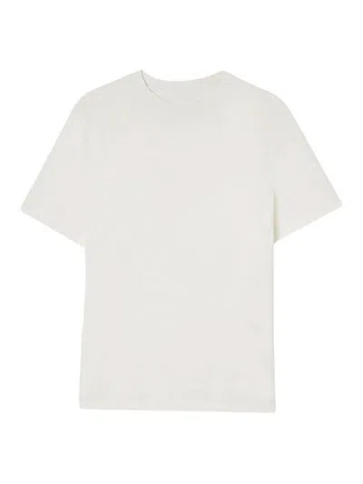 Jil Sander Women White Cotton T-shirt In Gray