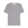 Jil Sander Striped Knitted Cotton T-shirt