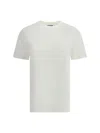 Jil Sander T-shirt With Leather Patch