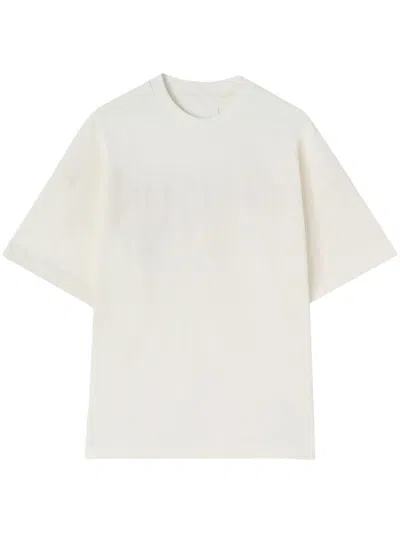 JIL SANDER JIL SANDER COTTON T-SHIRT WITH 3/4 SLEEVES