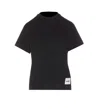 Jil Sander 3 T-shirt Pack With Logo Patch In Cotton Woman In Black
