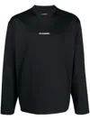 Jil Sander T-shirts And Polos Black In Black
