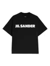 Jil Sander Black Cotton T-shirt In Multi