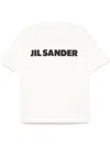 Jil Sander Relaxed-fit Cotton T-shirt With Bold Logo In Multicolor