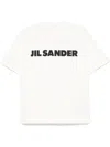 Jil Sander Relaxed-fit Cotton T-shirt With Bold Logo In Multicolor