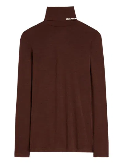 Jil Sander T-shirts And Polos In Burgundy