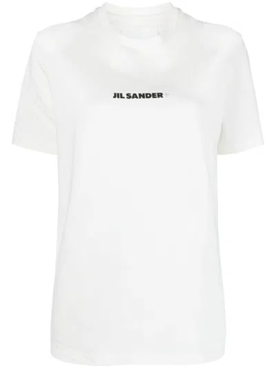 JIL SANDER JIL SANDER LOGO COTTON T-SHIRT