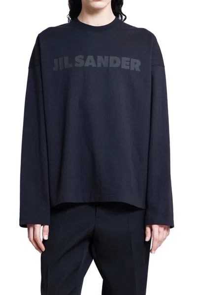 Jil Sander T-shirts & Tank Tops In Blue