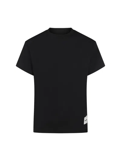 Jil Sander Organic Cotton T-shirt In Black