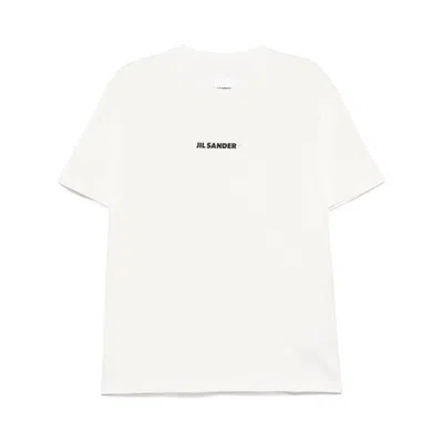 JIL SANDER T SHIRTS NEUTRAL