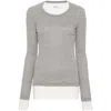Jil Sander T-shirt In Gray