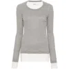 Jil Sander T-shirt In Gray