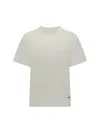 Jil Sander Crewneck Cotton T-shirt In White