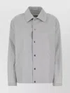 Jil Sander Taffeta Jacket With Long Sleeves And Pockets In Gray
