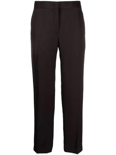 Jil Sander Tailored Black Trousers With Smooth Finish