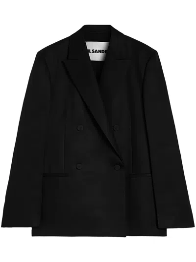 Jil Sander Tailored Blazer In Black