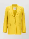 Jil Sander Tailored Blazer With Flap Pockets And Vent