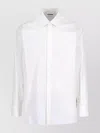 Jil Sander Tailored Button-down Shirt With Cuffed Sleeves In White