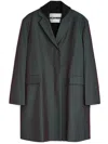 Jil Sander Tailored Coat In Grey