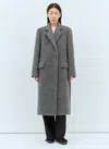 Jil Sander Notched-lapel Tailored Coat In Grey