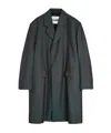 Jil Sander Tailored Coat In Iridescent Plum