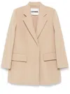 Jil Sander Tailored Coat In Neutrals