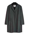 Jil Sander Tailored Coat In Rainbow Plum