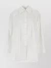 Jil Sander Tailored Cotton Shirt With 3/4 Sleeves