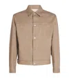 Jil Sander Long-sleeved Denim Jacket In Brown