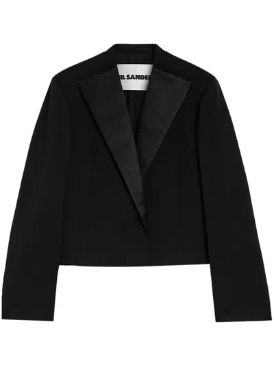 Jil Sander Tailored Facket In Black