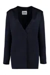 Jil Sander Tailored Jacket In Blue