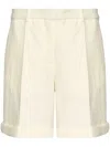 Jil Sander Tailored Knee-length Shorts In Neutrals