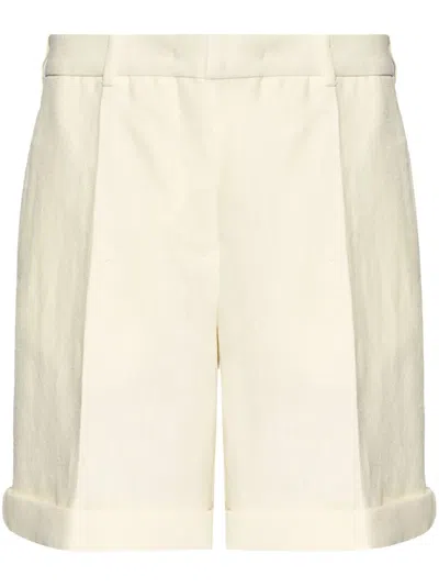Jil Sander Tailored Knee-length Shorts In Neutrals