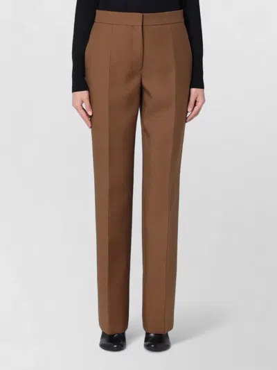 Jil Sander Tailored Pants Back Pockets Belt Loops In Multi