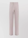 JIL SANDER TAILORED PRESSED CREASE COTTON TROUSERS