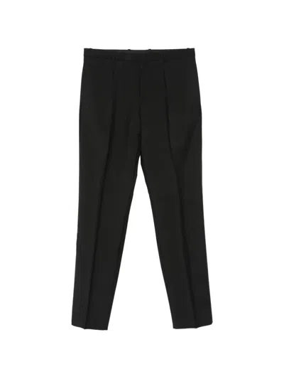 Jil Sander Tailored Pressed-crease Trousers In Black