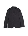 Jil Sander Tailored Single Breasted Blazer In Black Polyester In Black