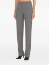 Jil Sander Tailored Straight-leg Trousers In Gray
