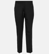 Jil Sander Gerade Hose Aus Wolle In Black