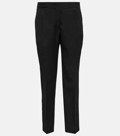 Jil Sander Gerade Hose Aus Wolle In Black