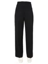 Jil Sander Wide-leg Tailored Trousers In Black