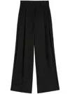 Jil Sander Tailored Trousers - Women's - Viscose/silk In Black