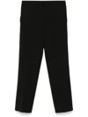 Jil Sander Tapered Cropped Trousers In Black