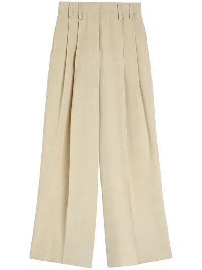Jil Sander Tailored Trousers In Nude