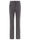 Jil Sander Tailored With Centre-back Slit Trousers Grey
