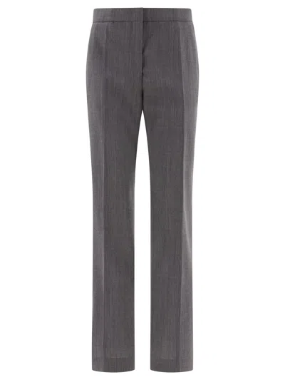 JIL SANDER JIL SANDER TAILORED TROUSERS WITH CENTRE-BACK SLIT